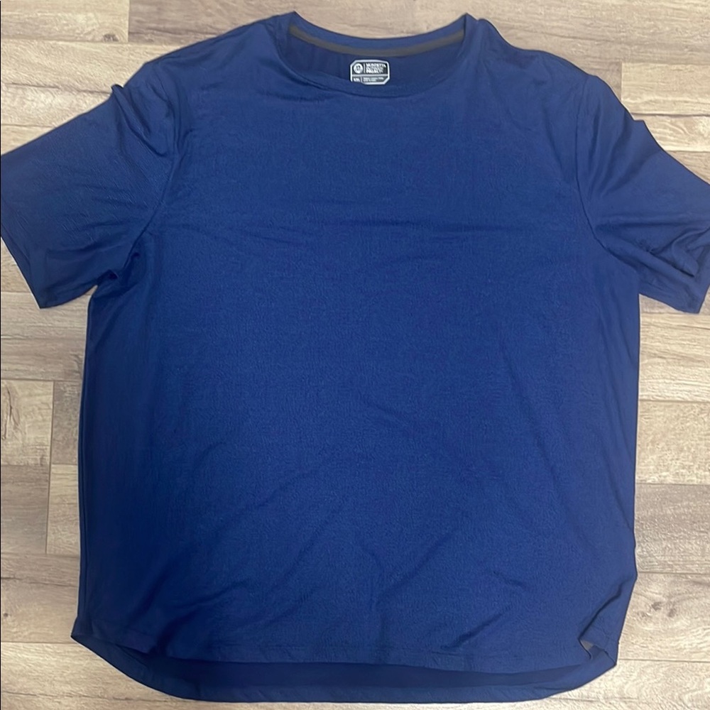 Mondetta Blue Short Sleeve Tee Crew Neck